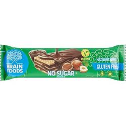 Foto van Brain foods hazelnut wafer gluten free 40g bij jumbo
