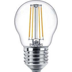 Foto van Philips lighting 34732800 led-lamp energielabel f (a - g) e27 kogel 4.3 w = 40 w warmwit (ø x l) 45 mm x 80 mm 1 stuk(s)
