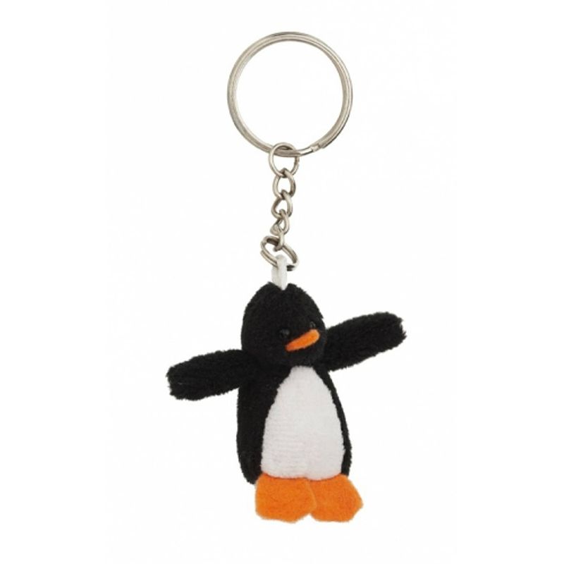 Foto van Pluche sleutelhanger pinguin knuffel 6 cm - knuffel sleutelhangers