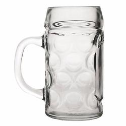 Foto van Oktoberfest bierpullen 1 liter 6 stuks - bierglazen