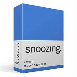 Foto van Snoozing - katoen - topper - hoeslaken - 150x200 - meermin