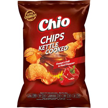 Foto van Chio chips kettle cooked sweet chili & red pepper 150g bij jumbo