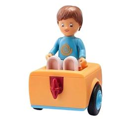 Foto van Toddys speelgoedauto tussenstuk adam addy 6,8 cm geel 2-delig