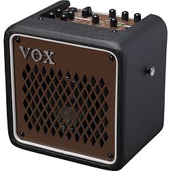 Foto van Vox mini go 3 earth brown 1x5 inch draagbare modeling gitaarversterker combo