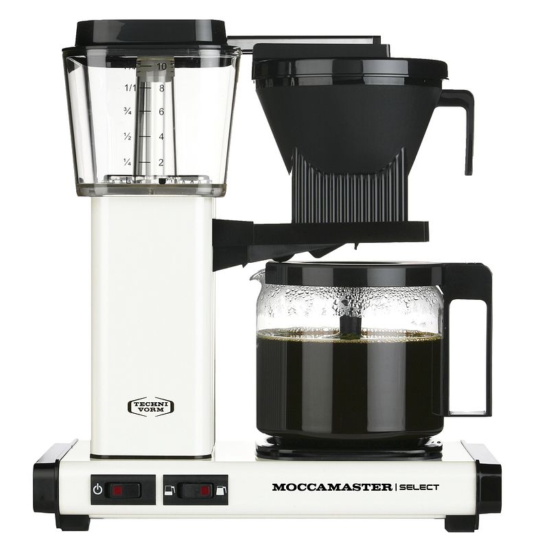 Foto van Moccamaster kbg select koffiefilter apparaat wit