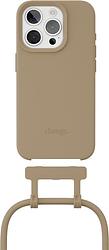 Foto van Change case apple iphone 15 pro back cover met koord bruin