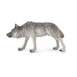 Foto van Collecta speelfiguur wolf op jacht grijs 10 x 5 cm