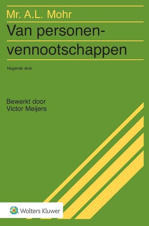 Foto van Van personenvennootschappen - a.l. mohr - paperback (9789013156966)