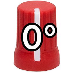 Foto van Dj techtools chroma caps 0 super knob red draaiknop