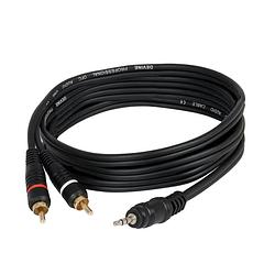 Foto van Devine va7050 jack 3.5 mm stereo - 2x rca male 5 m