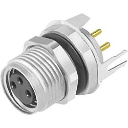 Foto van Binder 09 3420 81 04 sensor/actuator steekconnector m8 aantal polen: 4 bus, recht 1 stuk(s)