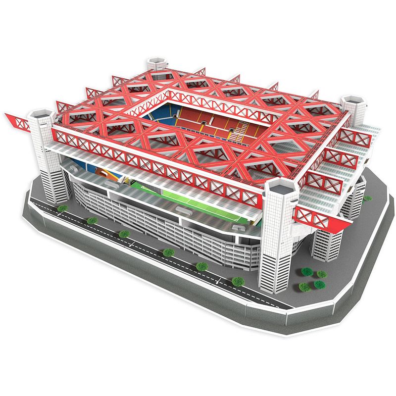 Foto van 11force 3d-puzzel ac milan 29 x 23 cm foam rood 99-delig