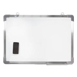 Foto van Magnetisch whiteboard met pennengoot en wisser 80 x 60 cm - whiteboards