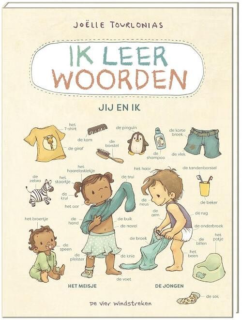 Foto van Ik leer woorden. jij en ik - joëlle tourlonias - kartonboekje;kartonboekje (9789051169645)