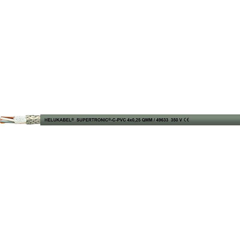 Foto van Helukabel 49644 geleiderkettingkabel s-tronic®-c-pvc 4 x 0.34 mm² grijs 100 m