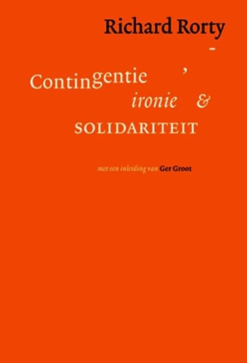 Foto van Contigentie, ironie en solidariteit - richard rorty - ebook (9789025902315)