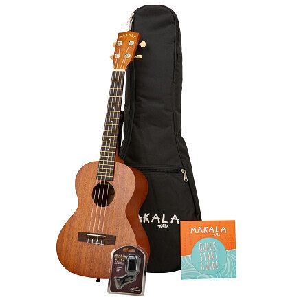 Foto van Kala ka mk t pack rw tenor ukelele + gigbag + clip-on tuner