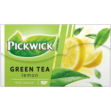 Foto van Pickwick lemon groene thee 20 stuks bij jumbo