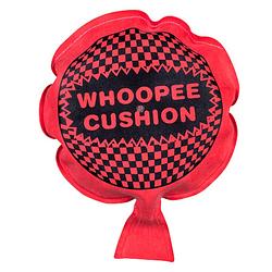 Foto van Boland scheetkussen whoopee 12 cm junior rubber rood