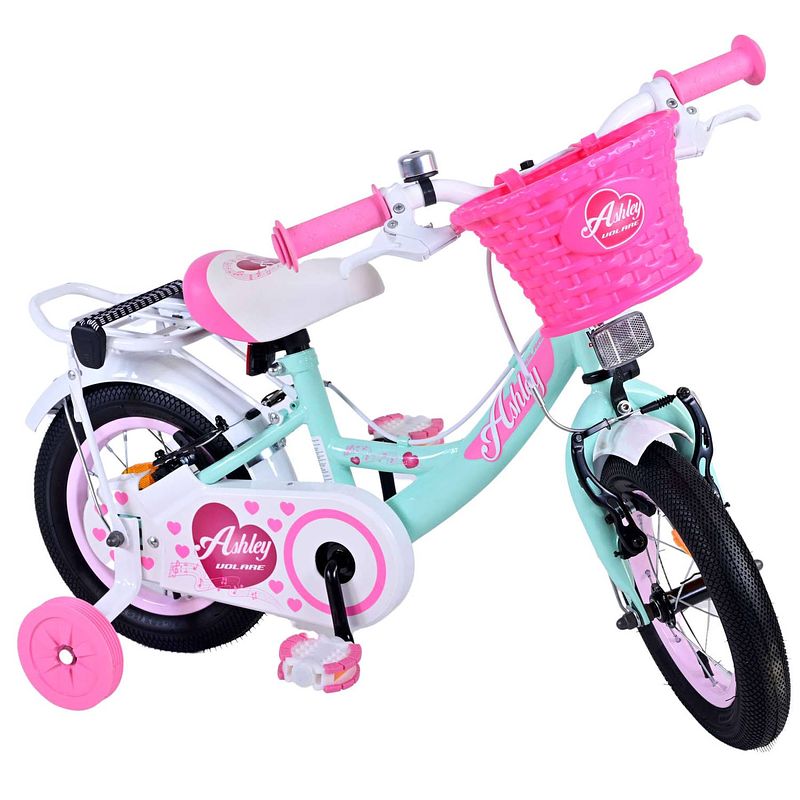 Foto van Volare ashley kinderfiets - meisjes - 12 inch - groen - twee handremmen