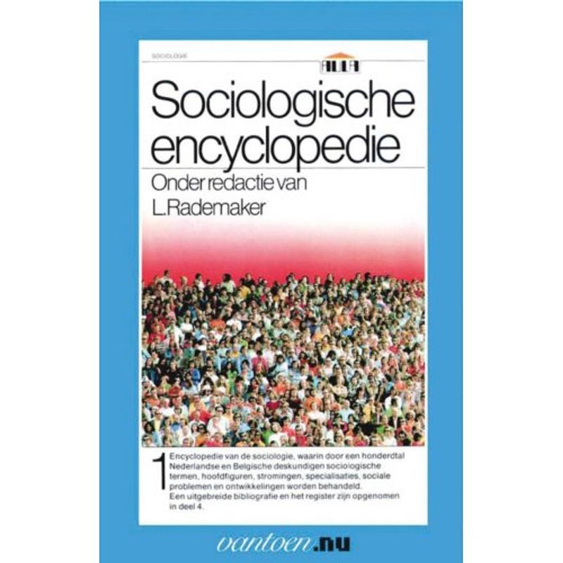 Foto van Sociologische encyclopedie / 1 - vantoen