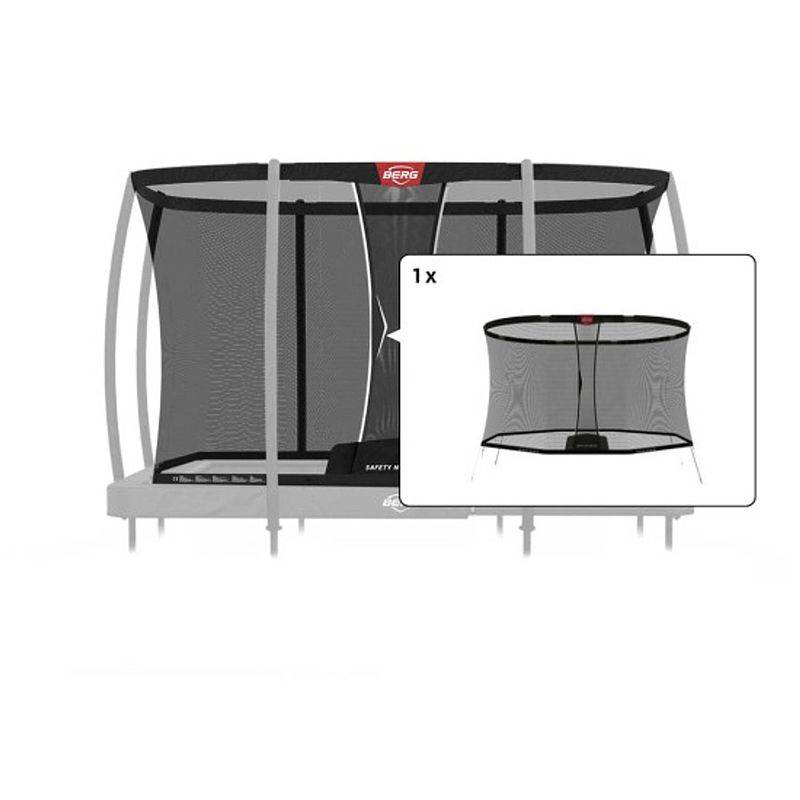 Foto van Berg trampoline veiligheidsnet ultim safetynet deluxe - los netje - 330 x 220 cm