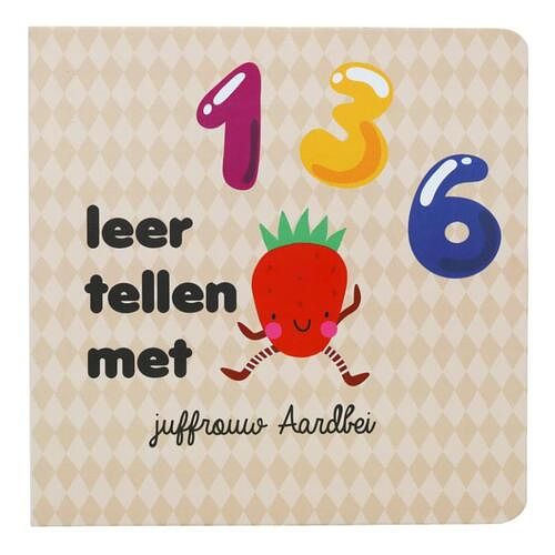 Foto van Leer tellen met juffrouw aardbei - jacqueline pieterson - hardcover (9789083164809)