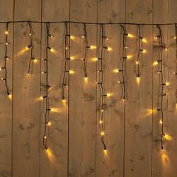 Foto van Ijspegelverlichting lichtsnoeren met 400 warm witte lampjes - lichtsnoeren