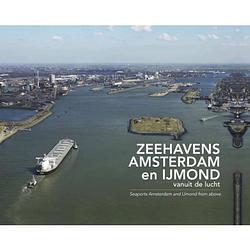 Foto van Zeehavens amsterdam en ijmond vanuit de lucht