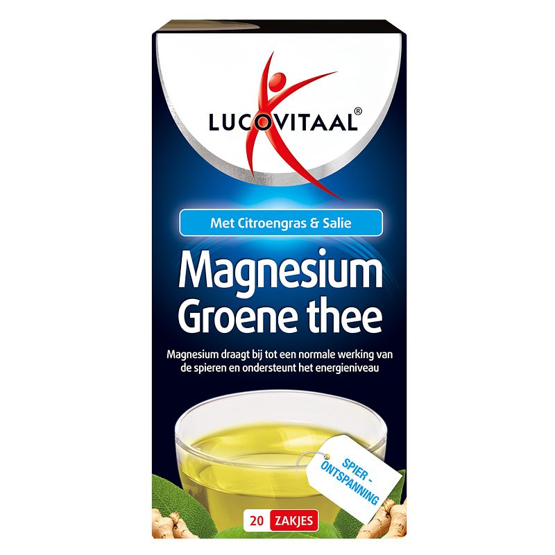 Foto van Lucovitaal magnesium groene thee zakjes