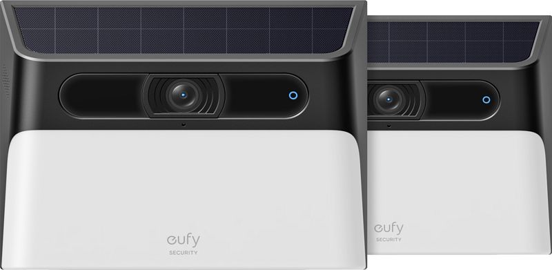 Foto van Eufy solar wall light cam s120 2-pack