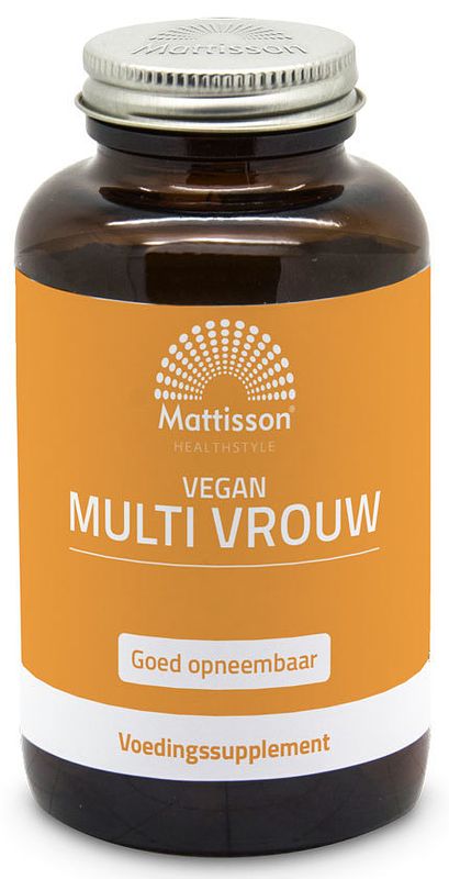 Foto van Mattisson healthstyle vegan multi vrouw capsules