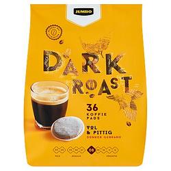 Foto van Jumbo dark roast koffiepads 36 stuks