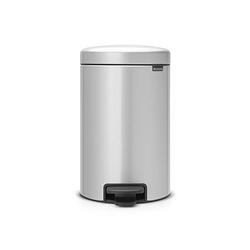 Foto van Brabantia newicon pedaalemmer 12 liter met kunststof binnenemmer - metallic grey