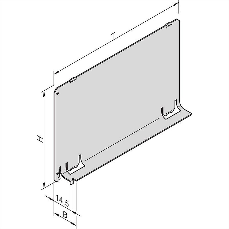 Foto van Schroff 34562823 19 inch ventilatorplaat voor patchkast