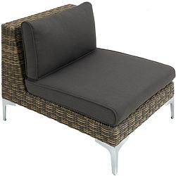 Foto van Tectake® - modulaire wicker set villanova natuur middendeel - 404417