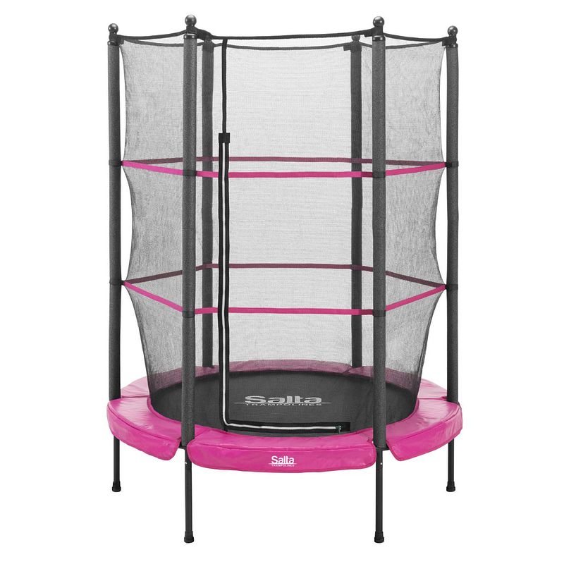 Foto van Salta junior trampoline - 140cm - roze (5426p)