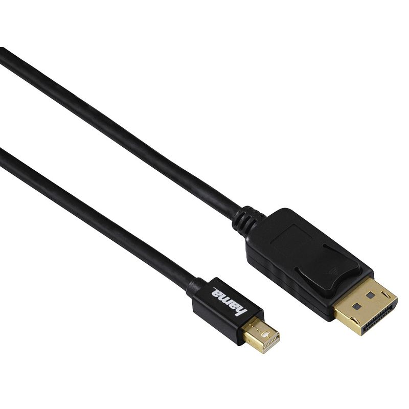 Foto van Hama mini displaypoort naar thunderbold-kabel it presenter zwart