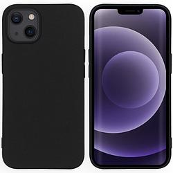Foto van Accezz color case voor apple iphone 13 telefoonhoesje zwart