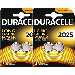 Foto van Duracell cr2025 lithium batterijen 3v - 2 x 2 blister