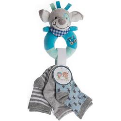 Foto van Gamberritos rammelaar koala junior 11 cm polyester blauw 4-delig