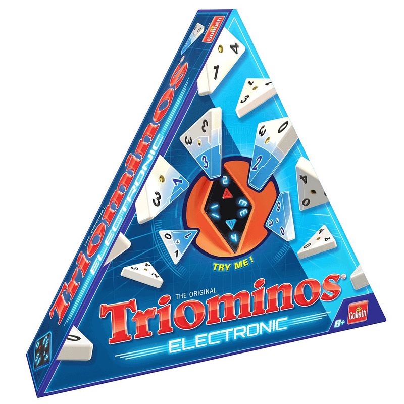 Foto van Triominos electronic - gezelschapsspel