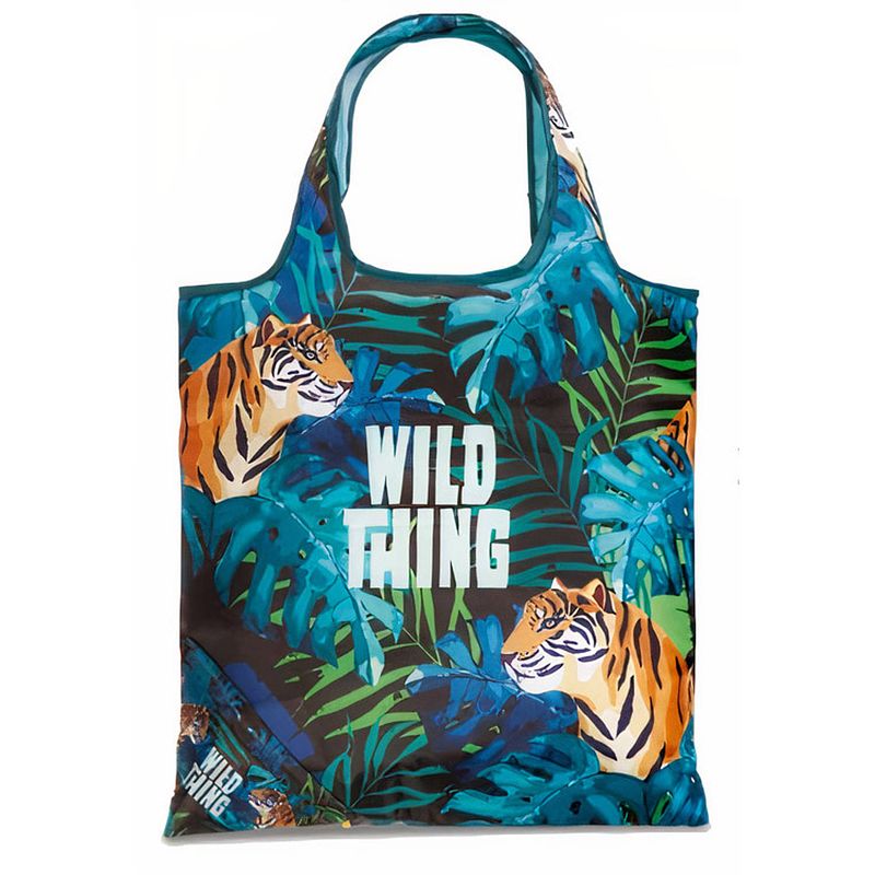 Foto van Punta shopper tijger 12 liter 38 x 38 cm polyester blauw