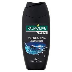 Foto van Palmolive men refreshing 3in1 douchegel met etherische eucalyptusolie en zeezoutextract 250ml bij jumbo