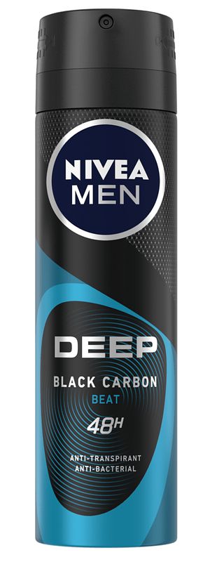 Foto van Nivea men deep black carbon beat 150ml bij jumbo