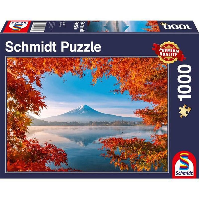 Foto van Schmidt spiele herfstlandschap bij fuji puzzel, 1000 stuks