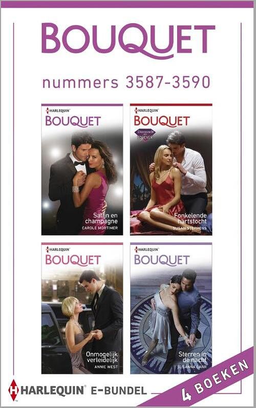 Foto van Bouquet e-bundel nummers 3587-3590 (4-in-1) - annie west - ebook (9789402508253)