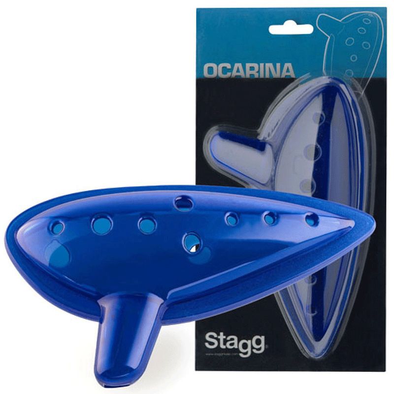 Foto van Stagg oca-pl bl ocarina blauw