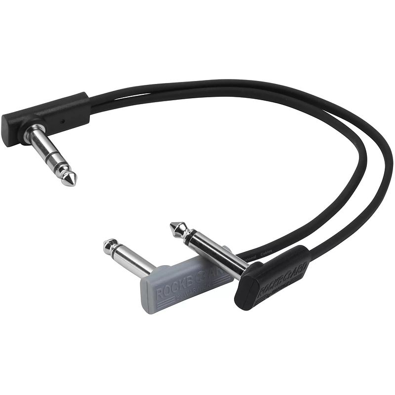 Foto van Rockboard flat patch y-splitter kabel haaks 20 cm