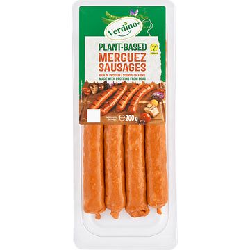 Foto van Verdino plantbased merguez sausages 200g bij jumbo